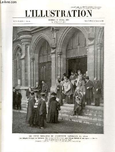 L'ILLUSTRATION JOURNAL UNIVERSEL N 4387 - Les ftes jubilaires de l'Universit catholique de Lille.