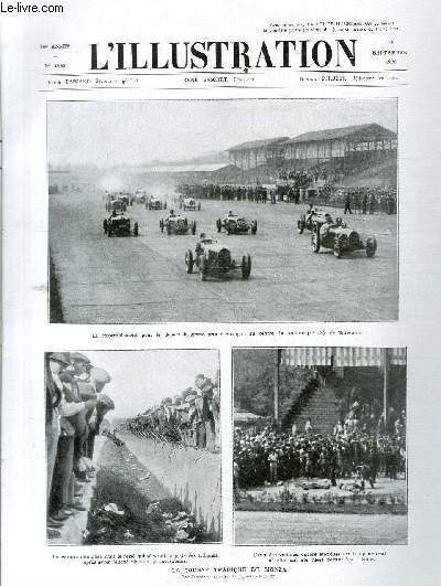 L'ILLUSTRATION JOURNAL UNIVERSEL N 4463 - La course tragique de Monza.