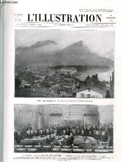 L'ILLUSTRATION JOURNAL UNIVERSEL N 4476 - Le Conseil de la Socit des nations, la sance d'inauguration de la 53e session,  Lugano.