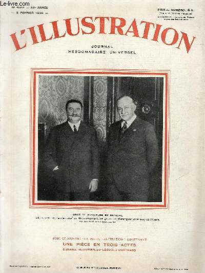 L'ILLUSTRATION JOURNAL UNIVERSEL N° 4536 - Crise de dictature en Espagne - un sauvetage dramatique sur la cote basque.