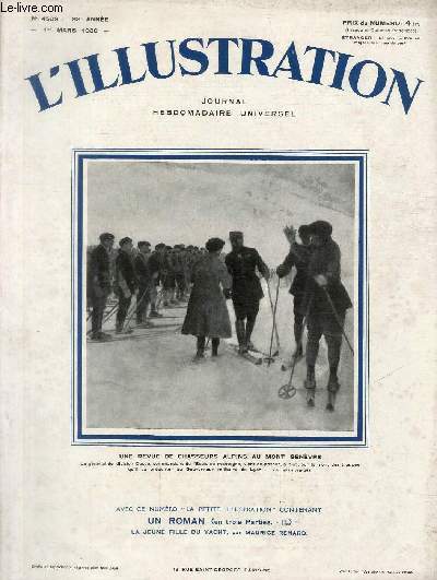 L'ILLUSTRATION JOURNAL UNIVERSEL N 4539 - Une revue de chasseurs alpins au Mont Genvre - crise ministrielle: aux prises avec les journalistes.