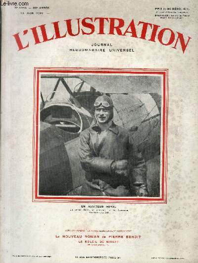 L'ILLUSTRATION JOURNAL UNIVERSEL N 4554 - Un aviateur royal, le prince Carol, actuellement rou de Roumanie - l'Inauguration  Londres de la statue du Marchal Foch.