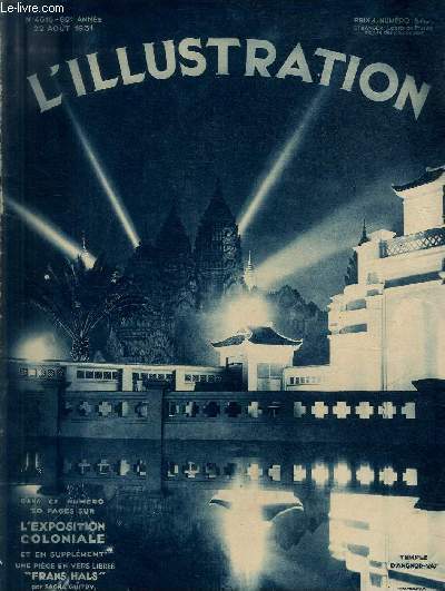 L'ILLUSTRATION JOURNAL UNIVERSEL N 4616 - L'Exposition Coloniale - Le baptme de l'air des danseuses cochinchinoises.