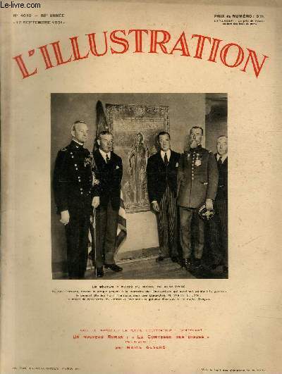 L'ILLUSTRATION JOURNAL UNIVERSEL N 4619 - Le sjour  Paris du maire de New-York - feux d'artifice de notre temps.