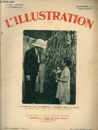 L'ILLUSTRATION JOURNAL UNIVERSEL N 4628 - Le ministre des colonies en Cochinchine: la bienvenue d'une petite indigne - le prince et la princesse de Pimont au balcon de leur nouvelle rsidence,  Naples.