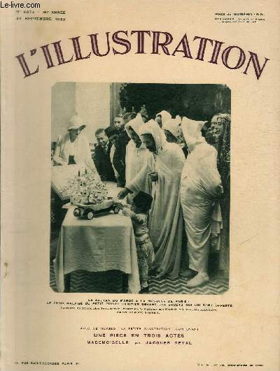 L'ILLUSTRATION JOURNAL UNIVERSEL N 4673 - Le sultan du Maroc  la mosque de Paris: le choix malais du petit hritier devant les jouets qui lui sont offerts - La France de jadis et celle d'aujourd'hui glorifies  Turckheim et au mont Kemmel.