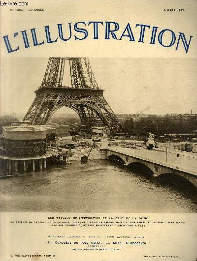 L'ILLUSTRATION JOURNAL UNIVERSEL N 4905 - Les travaux de l'exposition et la cure de la Seine - dans l'Espagne en guerre.