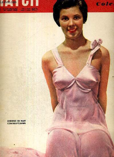 PARIS MATCH N 22 - chemise de nuit contre pyjama - le plus beau duo d'amour de Colette - une vedette  la mer - la mort du vampire - l'Allemagne essaie la Rpublique pour la seconde fois - Kooenig a voulu repasser  pied le pont de Kehl...
