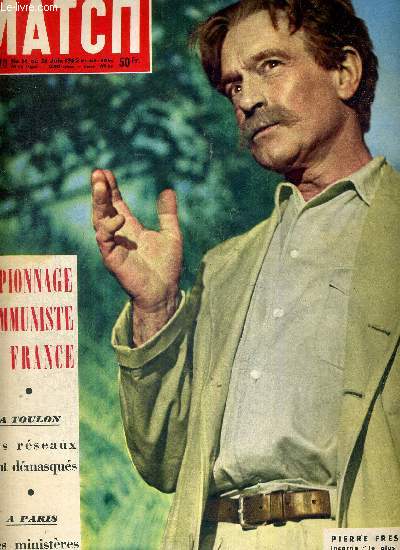 PARIS MATCH N 170 - Pierre Fresnay incarne 