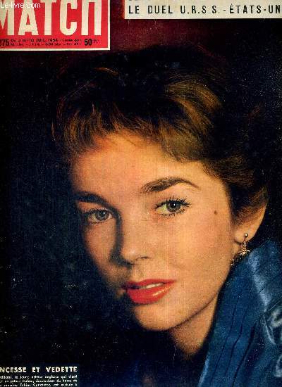 PARIS MATCH N 275 - Dawn Addams, princesse et vedette - Cartier nous cble : derrire la guerre du Guatemala le duel URSS-Etats-Unis - la police Suisse dispute aussi la coupe du monde - les grands adoptent le tte--tte - la conqute de la route...