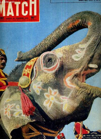 PARIS MATCH N 351 - au pays des lphants, le testament d'Ylla - test : quel lecteur tes-vous - objectif de Moscou : 
