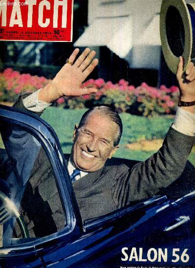 PARIS MATCH N 391 - salon 56 - le 1er bal de la petite aveugle de Milan - est-ce Munich? - an zero de l're plantaire - Margaret au pays des harems - le fantome de l'Andrea-Doria - pour Anne-Marie le cortge des fleurs blanches...