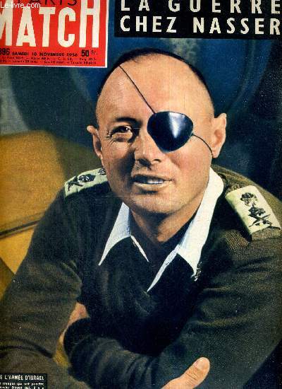 PARIS MATCH N 396 - Moshe Dayan, le chef de l'arme d'Isral - la guerre chez Nasser - Laurel et Hardy font maintenant pleurer - une semaine dont chaque jour fut historique - les hros de Budapest...
