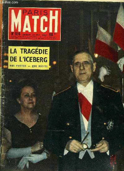 PARIS MATCH N 514 - Un dos clbre : Winston peintre, La premire messe du nouveau cur de Moscou, Premier sourire de la rvolution, Raoul Castro pouse Vilma la pasionaria, Donald Hume : 20 ans d'espoir avant la corde, Saint Cyr fte son ancien, L'avion