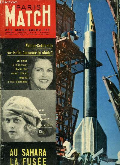 PARIS MATCH N 519 - Un trone d'osier pour le marquis des Baux (un an), 20 millions a qui retrouve mes bijoux, Churchill pas fini d'tonner, Kassem garde son bureau : il y couche, Sur la piste des Cesaro, Mariage ? Maria Pia raconte, Berlin, la ville