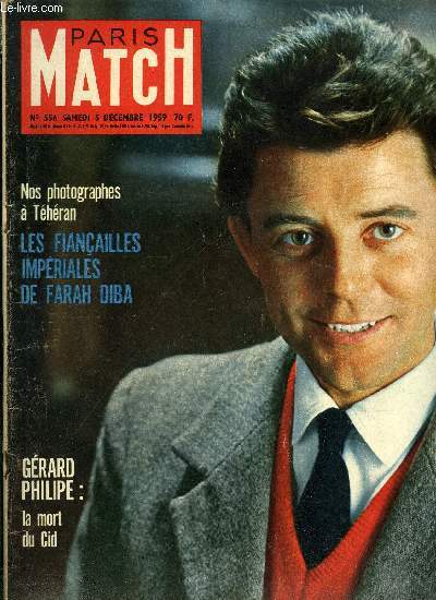 PARIS MATCH N 556 - Cuba sous la loi des barbus, Sylvia Lopez : le mal sans remde frappe encore la jeunesse et la beaut, Derrire ces grilles le soldat Charrier, Au premier bal de Mademoiselle Chaplin la valse avec papa, La France pleure son Grard