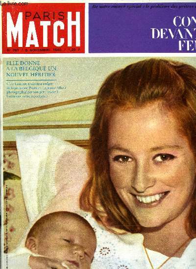 PARIS MATCH N 761 - Nous avons mieux qu'une bombinette, Hommage romain a Cocteau par Mario Olivieri, Ce palais de diem tant de fois attaqu, Bamako, une confrence , tout juste un sursis par Jean Farran, Un reportage d'Albert de Lige, L'glise