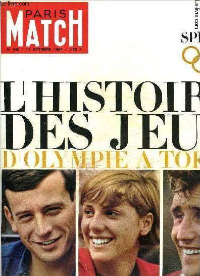 PARIS MATCH N 810 - Devant l'invasion amricaine, pour les constructeurs d'automobiles europens, c'est maintenant la lutte pour la vie, ce n'est pas une crise c'est pire par Georges Menant, Hennessy : 200 ans en 10 verres de Cognac, Le voyage