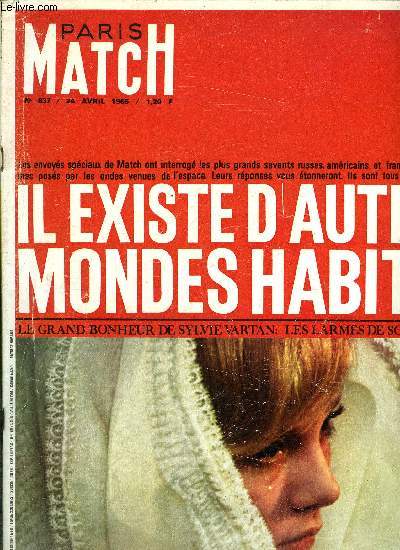 PARIS MATCH N 837 - Ce nouveau bachot auquel on ne comprend plus rien par Robert Barrat, Des appels nous viennent d'un autre monde, Le russe est-il un visionnaire gnial ? Tous les pays vont observer ce point perdu dans l'infini, Oui, d'autres mondes