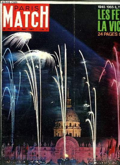 PARIS MATCH N 841 - La vrit sur l'hypnose par Henriette Chandet, Stradair c'est le nouveau Berliet, Le monde a les yeux fixs sur les marines de Johnson, Jusqu'ou ira la brouille avec les amricains ? par Raymond Cartier, La France a ses rugbymen