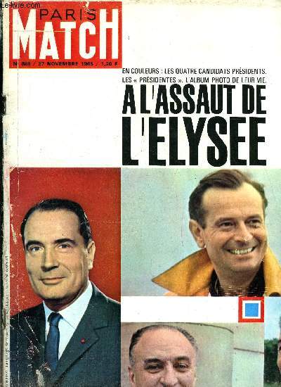 PARIS MATCH N 868 - Ma parole d'honneur d'officier franais, Un moine nomm Dom Prignon, Berlin, l'enfant kidnapp en pleine ville, Comment la Rhods a pris le maquis par Raymond Cartier, Une lueur orange dans la nuit, Dallas : il y avait un deuxime