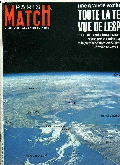 PARIS MATCH N 876 - Dans les rues de Paris, l'invitable M. Figon, Le moineau tait venu signer la paix, Le dimanche soir c'tait l'chec, le lundi soudain Kossyguine triompha, Rue de Rivoli un ange passe, Fayal contre Nasser, enjeu : le monde arabe