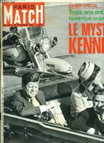 PARIS MATCH N 920 - Les catholiques franais sous l'occupation, La fresque de la cour d'assises, Ces faux lves rvolutionnent l'universit par Jean Maquet, La rance ou les franais font travailler la mer, Dallas, 22 novembre 1963, Kennedy marche vers