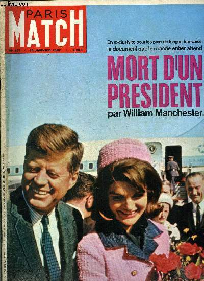 PARIS MATCH N 927 - Bataille autour d'un reportage, Campbell record battu ? Non ! A la dernire seconde, Bonnard sort de prison, Son dernier rendez vous de l'anne, l'amour ou la mort, Sous l'oeil de Pompidou, l'escapade en jaquette, Mort d'un prsident