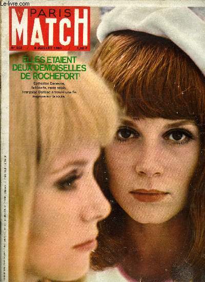 PARIS MATCH N 952 - Le match de la vie, Bigeard : maintenant quand il sautera il aura des toiles, C'est le premier franais qui a saut 8 mtres, Kossyguine-Johnson : s'allier, oui, mais comment, 30 secondes de terreur, les autos volent, le clocher