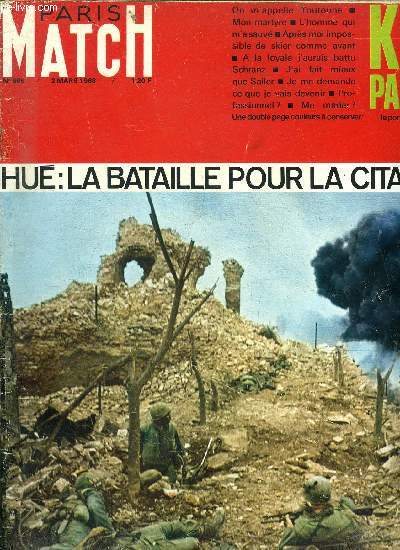 PARIS MATCH N 986 - Belgique : une vrit qui inquite le roi, France : en cinq heures, l'accord Mitterrand P.C. est sign, Les paysans de Toulouse : une trve mais courte, Grenoble : Napolon les aurait dcors, Un cerveau de plus pour chaque franais
