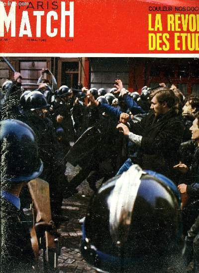 PARIS MATCH N 997 - Mao contre la paix, Crillon : Lutetia, la paix prend ses quartiers, Denton Cooley : deux fois il avait tenu ce coeur dans ses mains, Les trois heures ou Bobby apprit sa victoire, Chque ou argent liquide, que prfrent ils ?, Accus