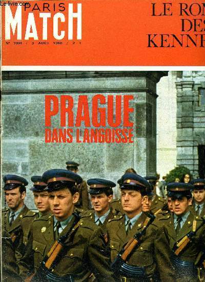PARIS MATCH N 1004 - Prague, Moscou et l'Empire, Edgar Faure gagne une premire bataille, M. le dput Pompidou, Les communistes tremblent pour la Tchcoslovaquie, Ces rugbymen franais srieux comme des papes, Les dix heures de tte a tte Johnson-Thieu
