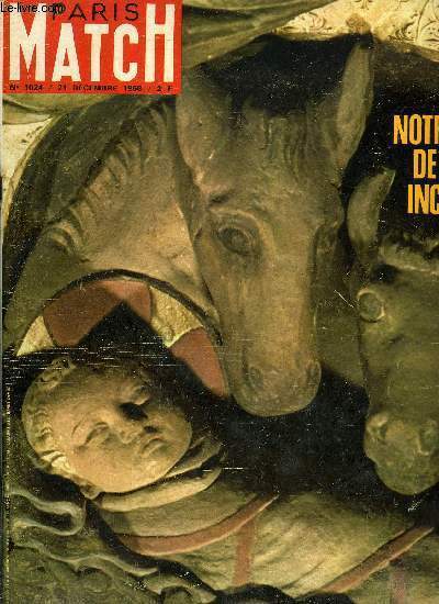 PARIS MATCH N 1024 - Mansholt l'Europen : il faut tuer 3 millions de vaches, Le Concorde pris au filet, Dreyfus met les grvistes en garde, Johnson et Lindbergh au bal de la lune, L'Algrie joue avec le ptrole et contre le franc, 10 000 florentins