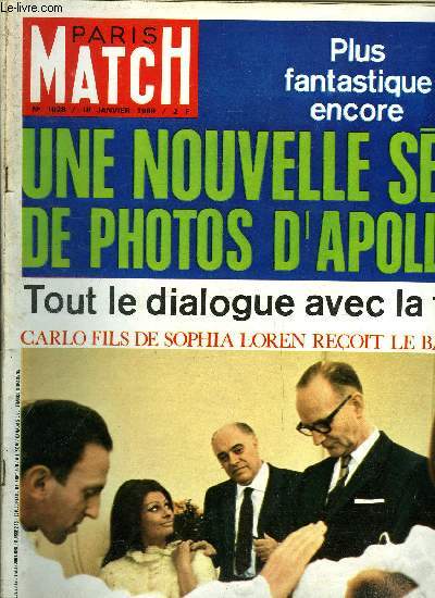 PARIS MATCH N 1028 - Le Gnral a dcid seul, les ministres ne bronchent pas, Moshe Dayan : nous saurons faire nos armes nous mmes, Hussein : quoi qu'ils fassent les feddayins sont nos frres, Le Tupolev qui vole grace aux espions, Alfrink lutte