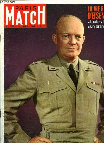 PARIS MATCH N 1039 - L'pe du gnral : le rfrendum par Raymond Tournoux, Nixon : je ne dirai ni ou ni quand nous parlons avec Hanoi, Elle est sortie du Viscount en flammes, Farmer lance le capitalisme noir, La Navy fte le gnral de Pearl Harbor
