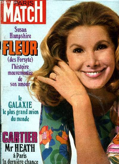 PARIS MATCH N 1150 - Peut-on sauver le cinma franais ? par Pierre Martory, Mme Mao a la fte du 1er mai a Pkin, Le festival de Cannes, Galaxie, le plus grand avion du monde, Dans ce village, tous sont centenaires, Le roman d'amour de Susan Hampshire