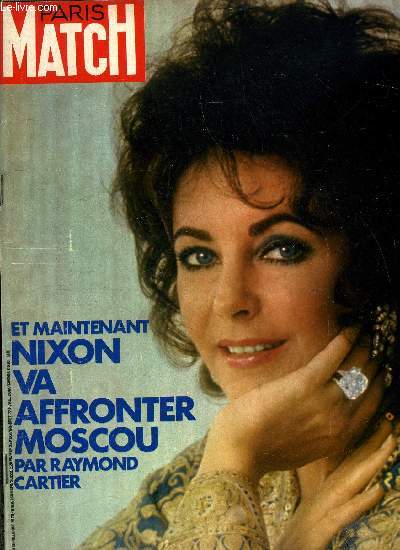 PARIS MATCH N 1192 - Le maoste mort a Billancourt par Georges Menant, Le prince Philip et les bonzes, Walter Spanghero, nouveau M. Rugby, L'anniversaire de Liz Taylor, Accident sur l'autoroute du Nord, Commando isralien au Liban, Lecanuet et Marchais