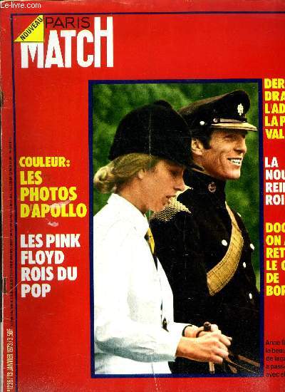 PARIS MATCH N 1236 - Anne est-elle fiance ?, La Calypso en deuil, Grand mre indomptable, Golda Meir a Paris par Georges Menant, Le civil qui a vaincu la Lune par franois Caviglioli, Un nouveau drame de l'adoption : Valrie par Roger Chateauneu