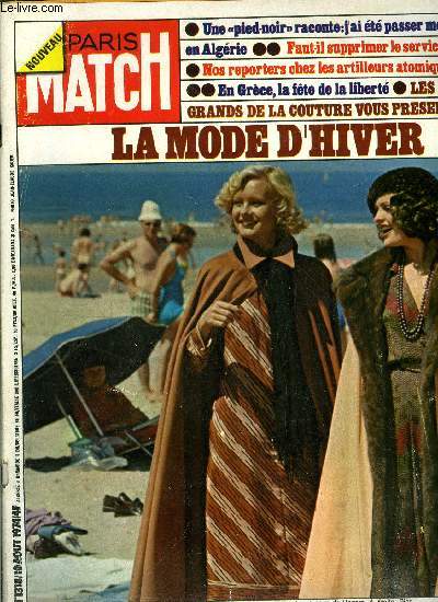 PARIS MATCH N 1318 - Vous vous habillerez ainsi cet hiver : la mode rtro a gagn, les couturiers vous la prsentent par M. F. Saurat et J.C. Sauer, Jobert travaille a ses mmoires et jardine, Mme Chirac a pris la place du gnral, Paris unanimement