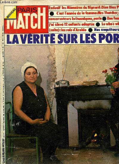 PARIS MATCH N 1345 - Aprs l'motion, la violence, le scandale, la vrit sur les malheurs des portal par Franois Caviglioli, La fumade abandonne, Ponia prpare deja les lections de 1977, Bocuse raconte son diner a l'Elyse, Les Franais oublis