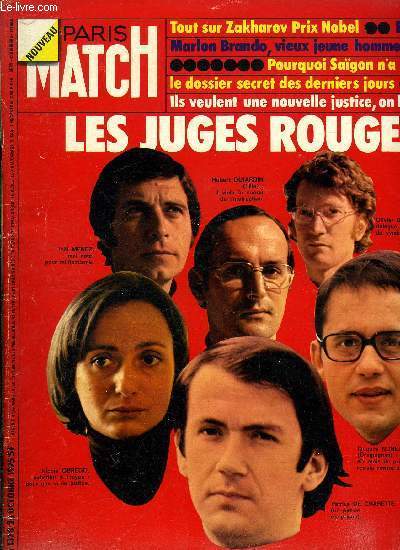 PARIS MATCH N 1378 - L'affaire de Bruay toujours a la une : deux inculpations qui font du bruit, Aprs sept mois de retraite force, Louis de Funs rapparait, Erika, championne de ski, pouse une femme, Celui qui appelle Marcel Dassault Coco : Olivier