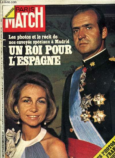 PARIS MATCH N 1383 - Ulla organise les assises de la prostitution, Vitria donne a la France le record du monde du coeur bien greff, Richard Burton fte ses cinquante ans avec Liz, La tante excentrique de Jackie Kennedy, Joni peint avec ses dents
