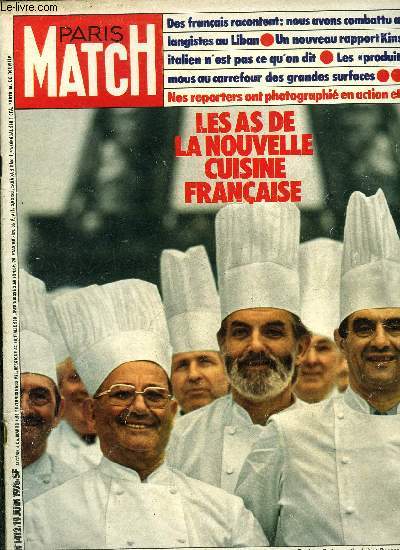 PARIS MATCH N 1412 - Madame le commissaire de police, Danile Thierry s'entraine avec la brigade anti gang, Philippe d'Edimbourg : un peintre dont les toiles sont hors cote, Dans un film sur la vie d'Onassis, Jacqueline Bisset devient Jackie Kennedy