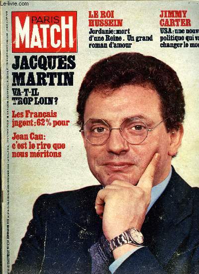 PARIS MATCH N 1448 - Natalia et Rudi, le tango de la rconciliation, Maurice Druon : le 7e roi maudit tait un imbcile, Arok : le robot a tout faire, Nicole Calfan : la madone des traction avant, Georges Marchais et Liliane : une nouvelle union