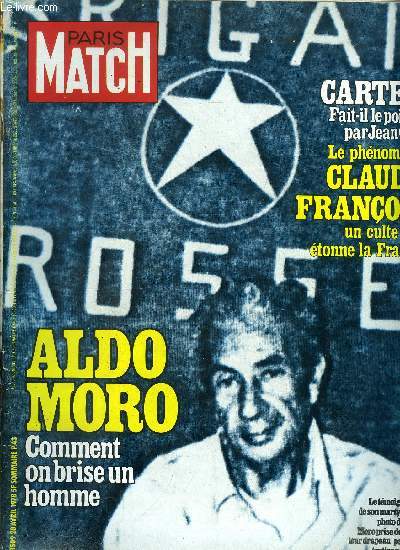 PARIS MATCH N 1509 - Gina Lollobrigida : a 49 ans, elle dcouvre que l'amour passe avant tout, Denise Fabre va fter a la Guadeloupe son bonheur tout neuf, Georges Simenon : sa femme l'attaque 13 ans aprs leur sparation, Geraldine Chaplin : je dois