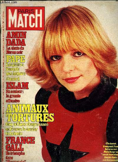 PARIS MATCH N 1561 - France Gall : elle triomphe dans Starmania, Eleonora Vallone : du cinma comme papa, Alberto Moravia : j'ai besoin des femmes a mi temps, Marie France Pisier met aussi de l'argent a gauche par Philippe Bouvard, Carzou prfre