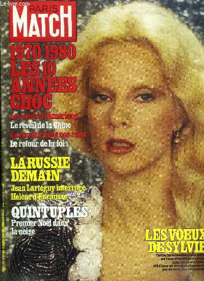 PARIS MATCH N 1597 - John Kennedy junior en Afrique a fait reculer un lion, un rhinocros et les fourmis gantes, Townsend : pour l'amour des enfants et des civils dclare la guerre a la guerre, Sylvie 1979 : ma plus grande anne de bonheur avec Johnny