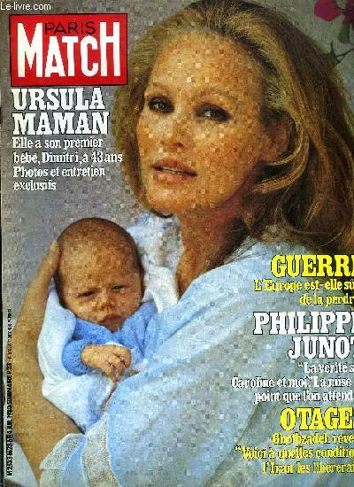 PARIS MATCH N 1623 - Ursula Andress : j'ai attendu de rencontrer un homme livre pour avoir un enfant, Elisabeth Badinter : l'instinct maternel est un mythe, l'amour maternel est un miracle quotidien, Dans une journe de Sylvie, il y a encore souvent