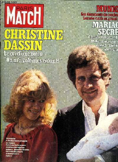 PARIS MATCH N 1637 - Louis Malle refait sa vie a 48 ans avec Candice Bergen, Danielle Darrieux a construit un mur si haut qu'il cache le septime ciel par Philippe Bouvard, Belmondo a voulu que son fils soit tmoin de sa premire mdaille, Christophe