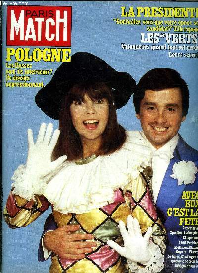 PARIS MATCH N 1646 - Chantal et Jean Jacques, grace aux petits, ils sont passs de la chaumire au chateau, Jean Loup Dabadie : sa trouvaille la plus comique n'est jamais sortie de la chambre des enfants par Philippe Bouvard, Vronique Sanson a invent